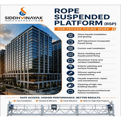 Gondola Cradle Platform Rental Services