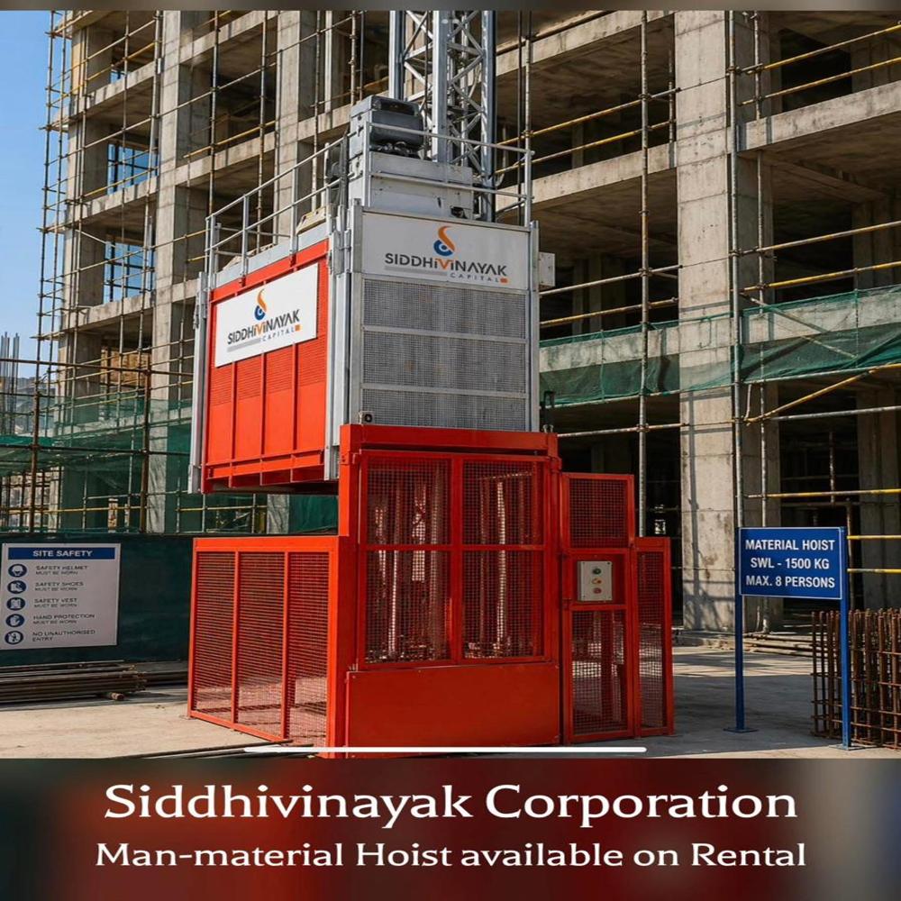 Passenger Cum Material Hoist Rental Services