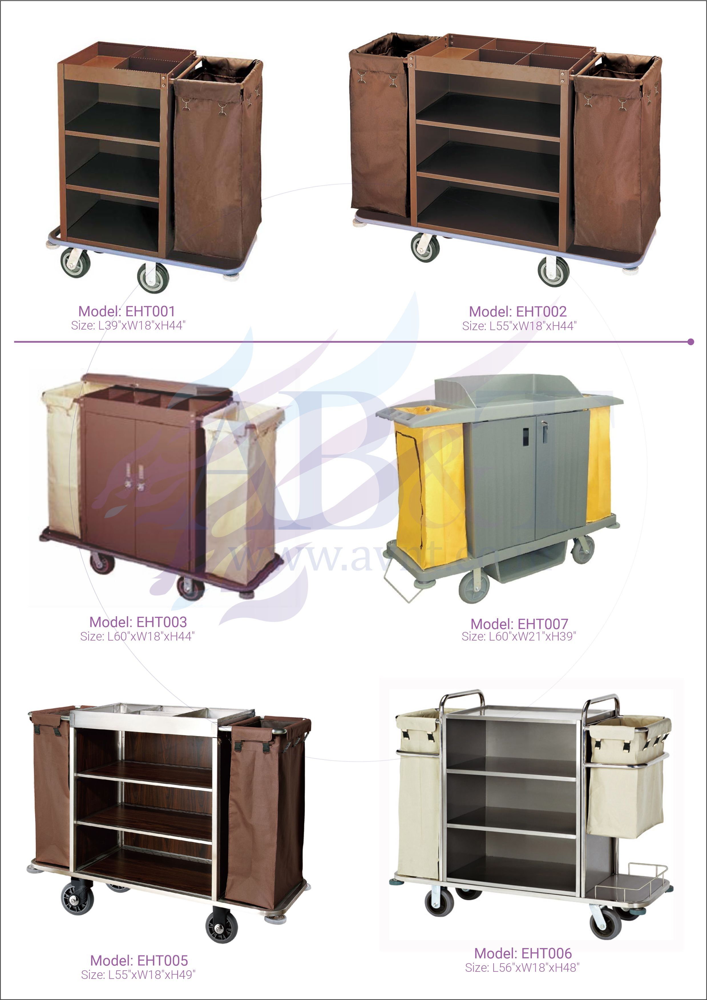 Housekeeping Mini Trolley Application: Industrial