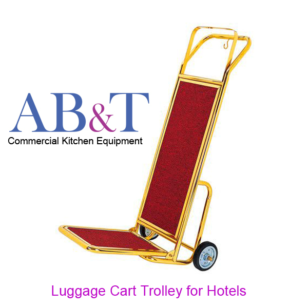Stainless Steel Platform Trolley Cart - Versatile And Durable Design, Smooth-rolling Wheels For Efficient Hotel Logistics