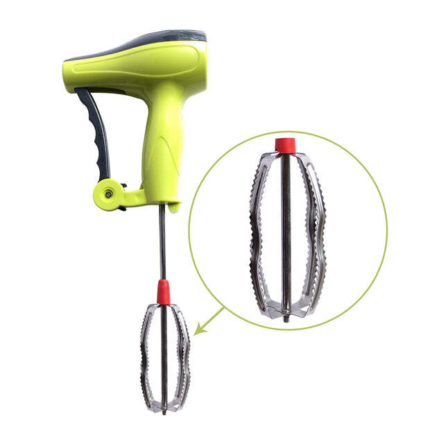 Power Free Manual Hand Blender With Stainless Steel Blades