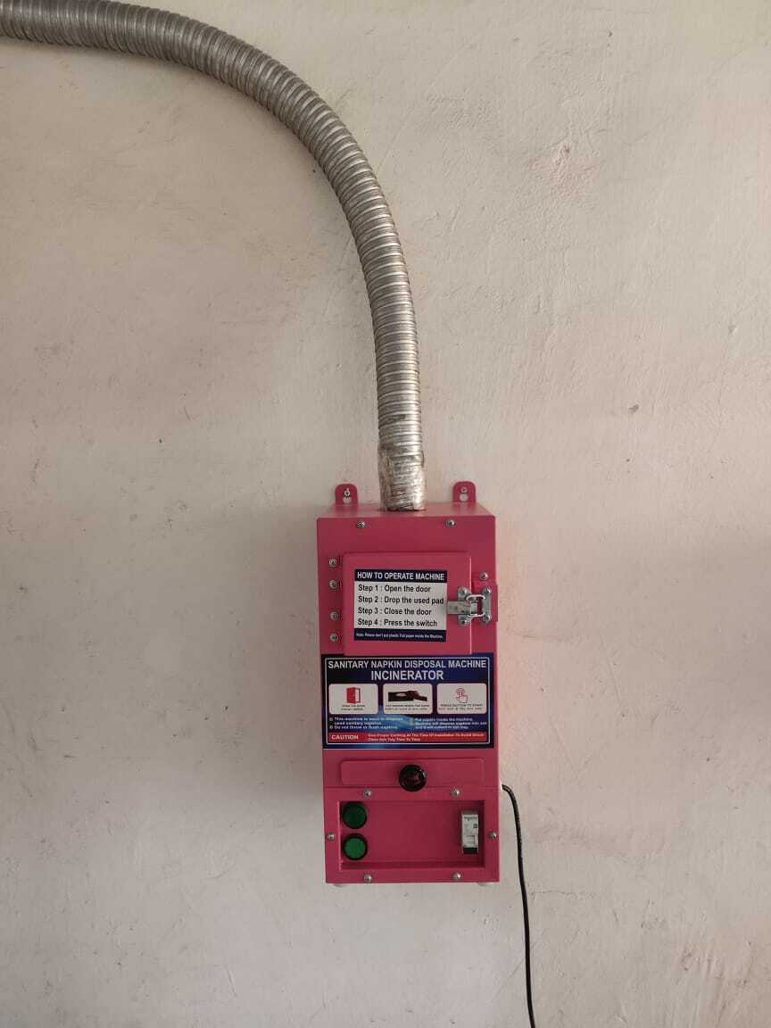 Electric Sanitary Pad Vending Machine - Mild Steel, Standard Size, 220 Volt Electric Power | Manual Operation, 50 Napkin Daily Capacity, Warranty Included