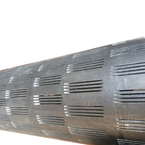 Casing ERW Slotted Steel Pipes - Mild Steel, 6 Meter Length, 500 mm Outer Diameter, 12 mm Thickness - Electric Resistance Welded, Painted Finish