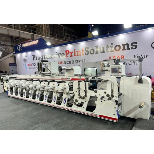 Yes Fully Servo Controlled Narrow Web Flexographic Label Printing Machine