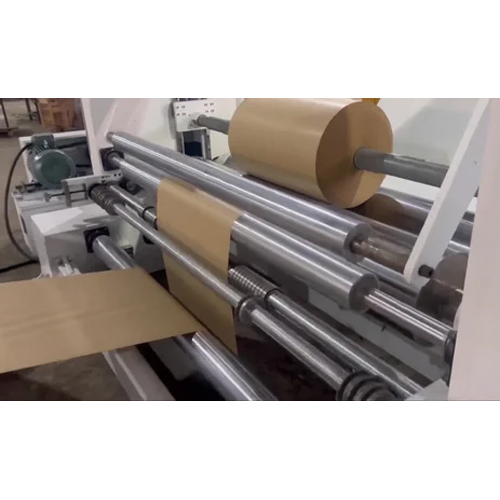 Two Drum Slitter Rewinder Machine - Mild Steel, 300 M/min | Automatic Operation, Painted Surface Treatment, Industrial Use, Warranty Included