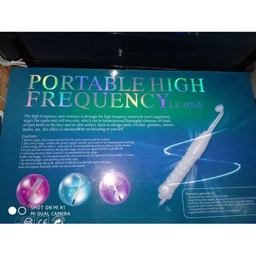 High Frequency Spot Remover Frequency: 60 Hertz (Hz)