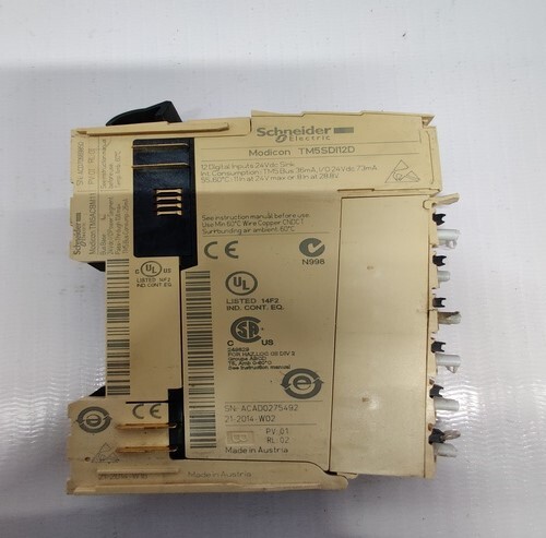 Schneider Electric Tm5sdi12d Digital Input Module - 12 Digital Input Channels , Compatible With Schneider Electric Tm5 I/o System