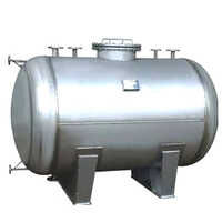 Silver Stainless Steel Storage Tank For Chemical Industry