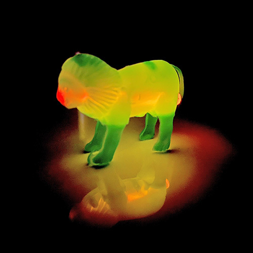 Glow Lion Toy - High-quality Plastic, Customizable Size, Vibrant Colors - Battery-operated, Interactive Fun For Kids
