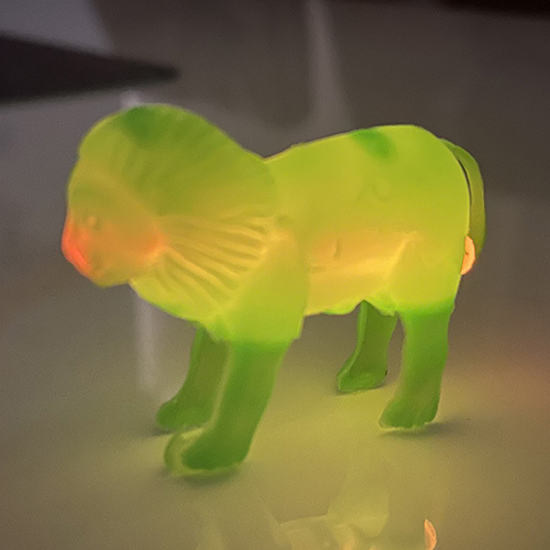 Glow Lion Toy - High-quality Plastic, Customizable Size, Vibrant Colors - Battery-operated, Interactive Fun For Kids