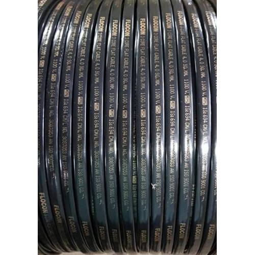 3 कोर सबमर्सिबल फ्लैट केबल - क. डी. इंसुलेशन प्रोडक्ट्स