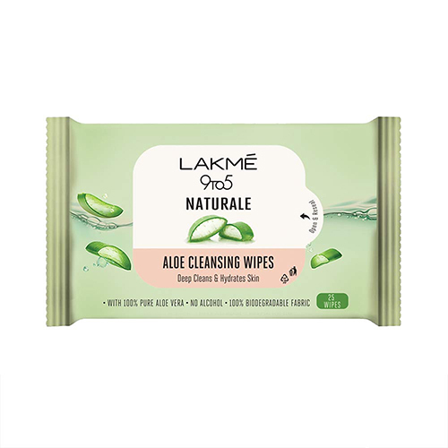 Natural Aloe Cleansing Wipes With Aloe Vera Color Code: White