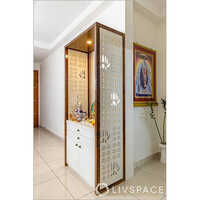 सफेद डिज़ाइन मंदिर