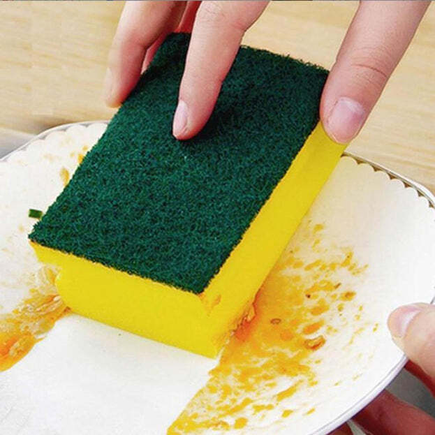 Double Layer Liquid Soap Dispenser With Pump And Sponge