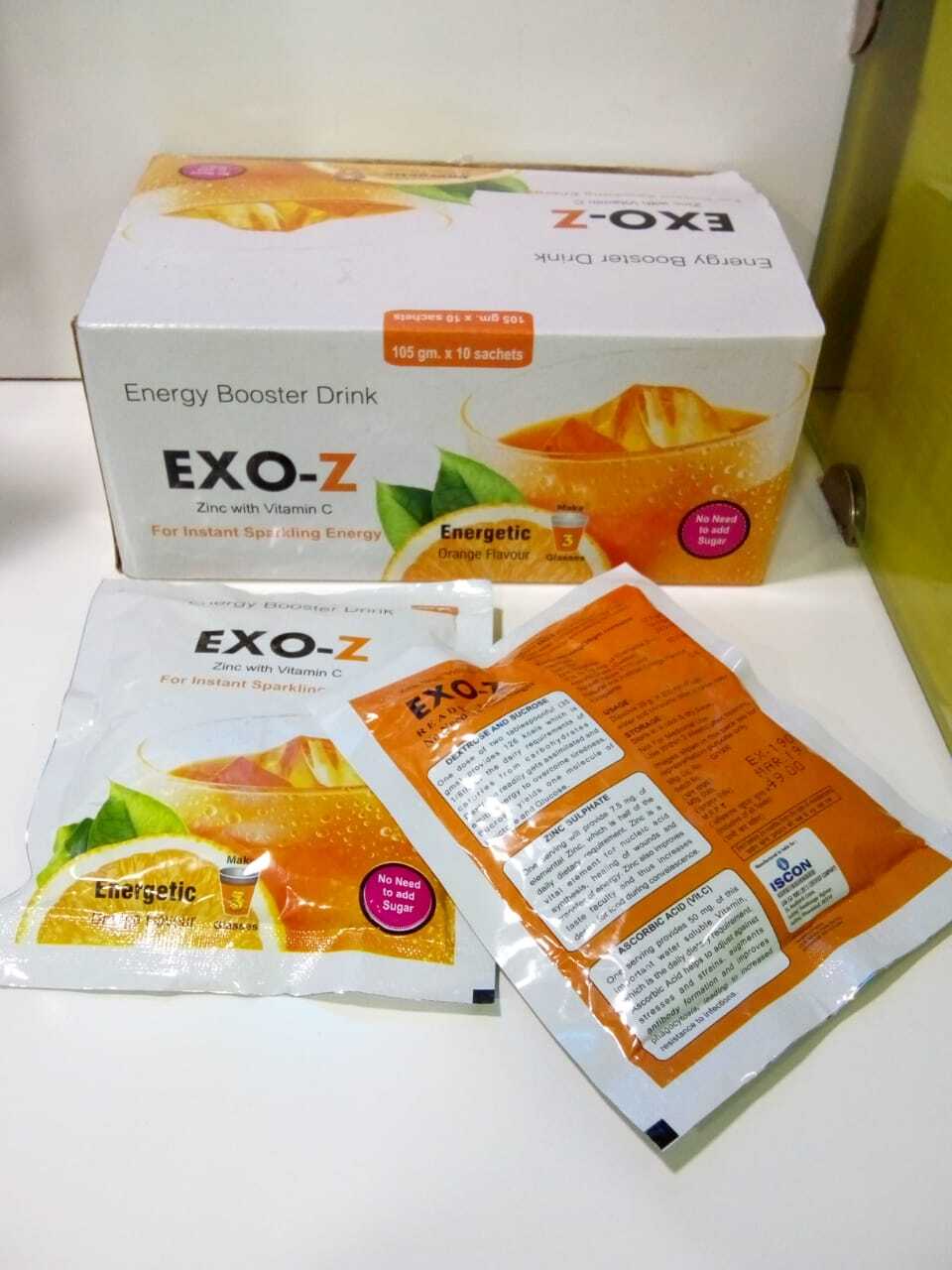 Exo-z (Orange) Powder (105gm) Keep At Cool And Dry Place