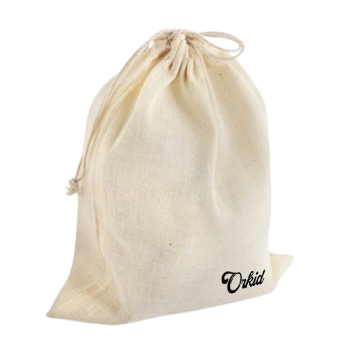 Potli Bag - 8x10 Inches, White Cotton Fabric | Customized Design With A Fusion Of Traditional Indian Style And Modern Elegance