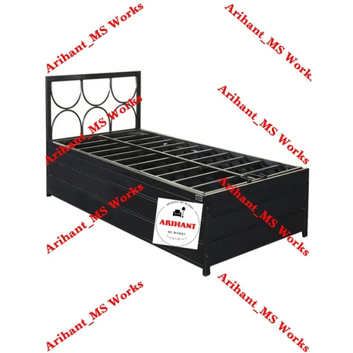 Black Double Metal Bed
