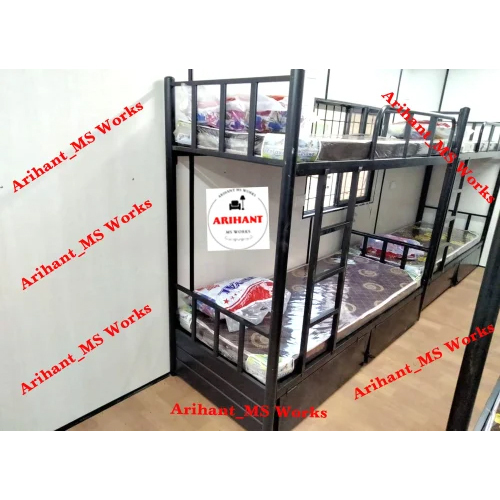 Black Labour Bunk Bed With Storage