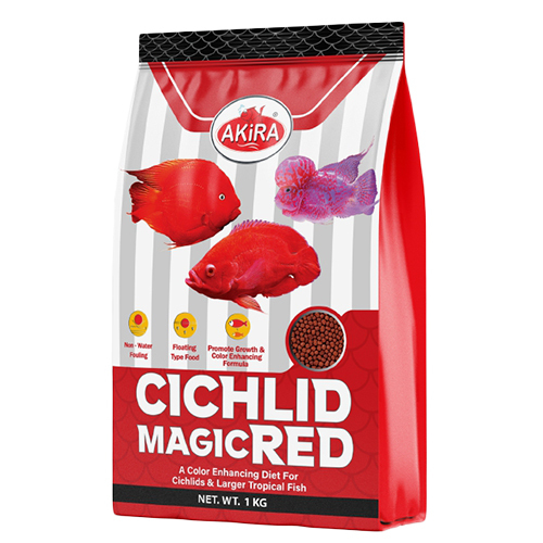 Cichlid Magic Red Tropical Fish Food - High-quality Food Material, Available In Different Sizes And First Class Packaging