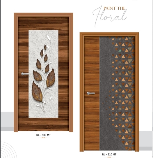 Digital Laminated Doors - Color: Wooden Finish