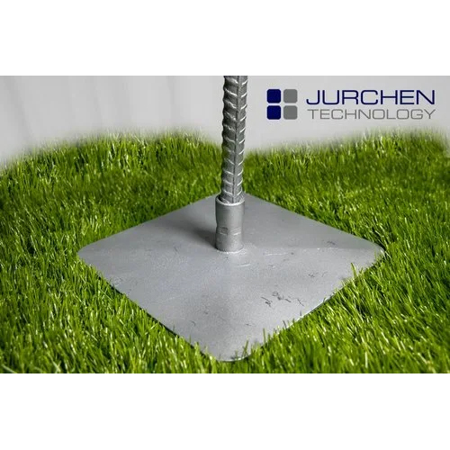 Peg Ground Plate - Aluminum, Customized Size | Silver Finish, Enhanced Stability, Versatile Installation Across Various Soil Types