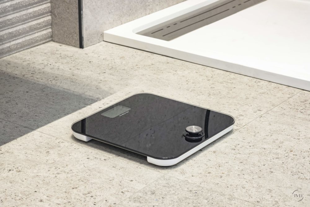 Bathroom Digital Scale Black - Dimension (L*w*h): Height (Mm) : 24width (Mm) : 310depth (Mm) : 302 Millimeter (Mm)