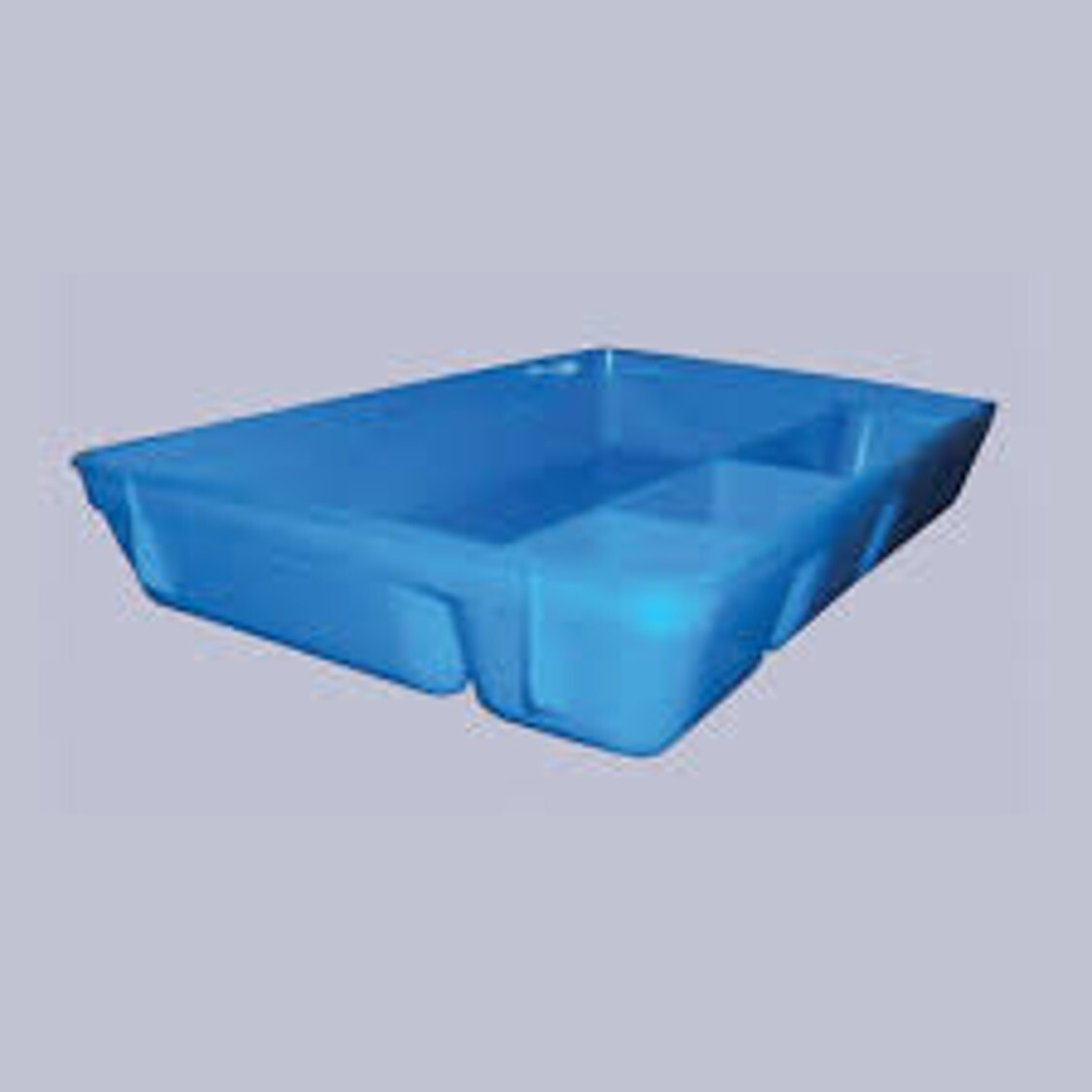 Single Use Compartment Tray - Dimensions: 220 X 150 X 25mm, Color: Blue, Material: Plastic, Type: Surgical Holloware, Sterilization: Steam/eo