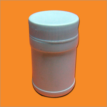 Tablet Container - 100 ml, Soft White Plastic | Customizable, Round Shape, Non-Reactive, Heat Resistant, Tamper-Proof