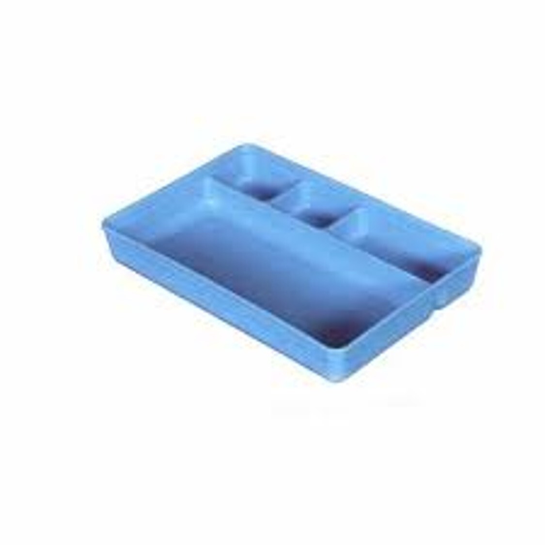 Opd Tray - 325x270x55mm, Blue Polypropylene, Reusable Plastic Tray, Steam/ethylene Oxide Sterilization, Surgical Holloware