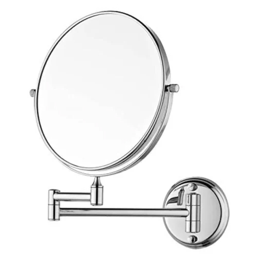 Silver Round Magnifying Mirror