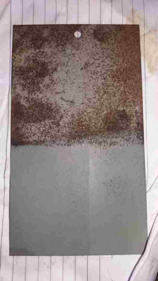 Rust Remover Chemical - Metal Composition, Standard Size | Multiple Use Until Saturation Of Oxide And Red Rust