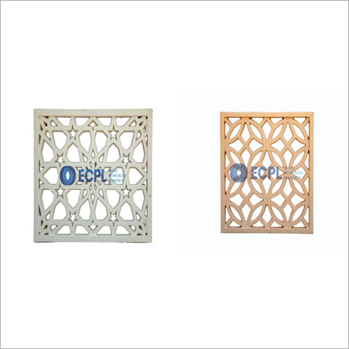 Prefab GRC Jali - GRC, Customized Size, Rectangle, White Color, 25-35mm Thickness | Facade, Cladding, Aesthetic Exterior, Plain/Painted Finish