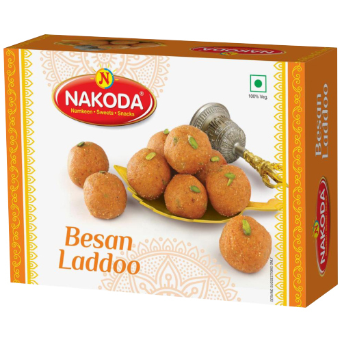 Besan Laddoo - 400 Grams Regular Size | Sweet Taste, Food Grade Quality, Made from High-Quality Besan