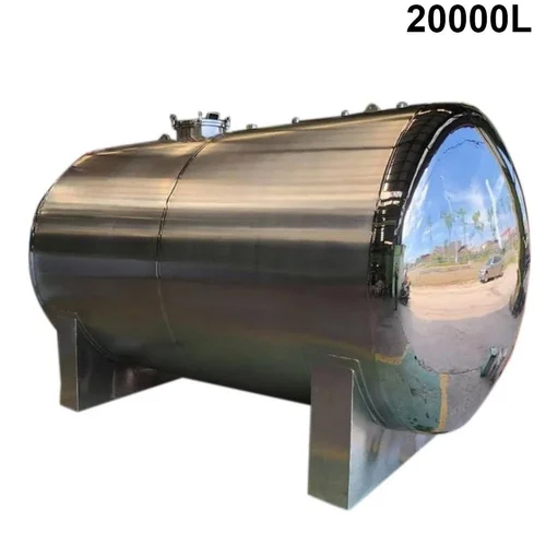 20000L क्षैतिज स्टेनलेस स्टील टैंक