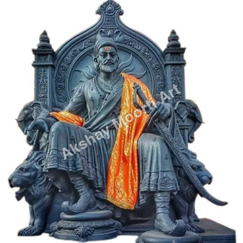 मार्बल छत्रपति शिवाजी महाराज की मूर्ति
