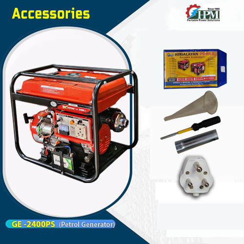 Petrol Generator 2.1 Kva Model Ge 2400ps Recoil And Self Start