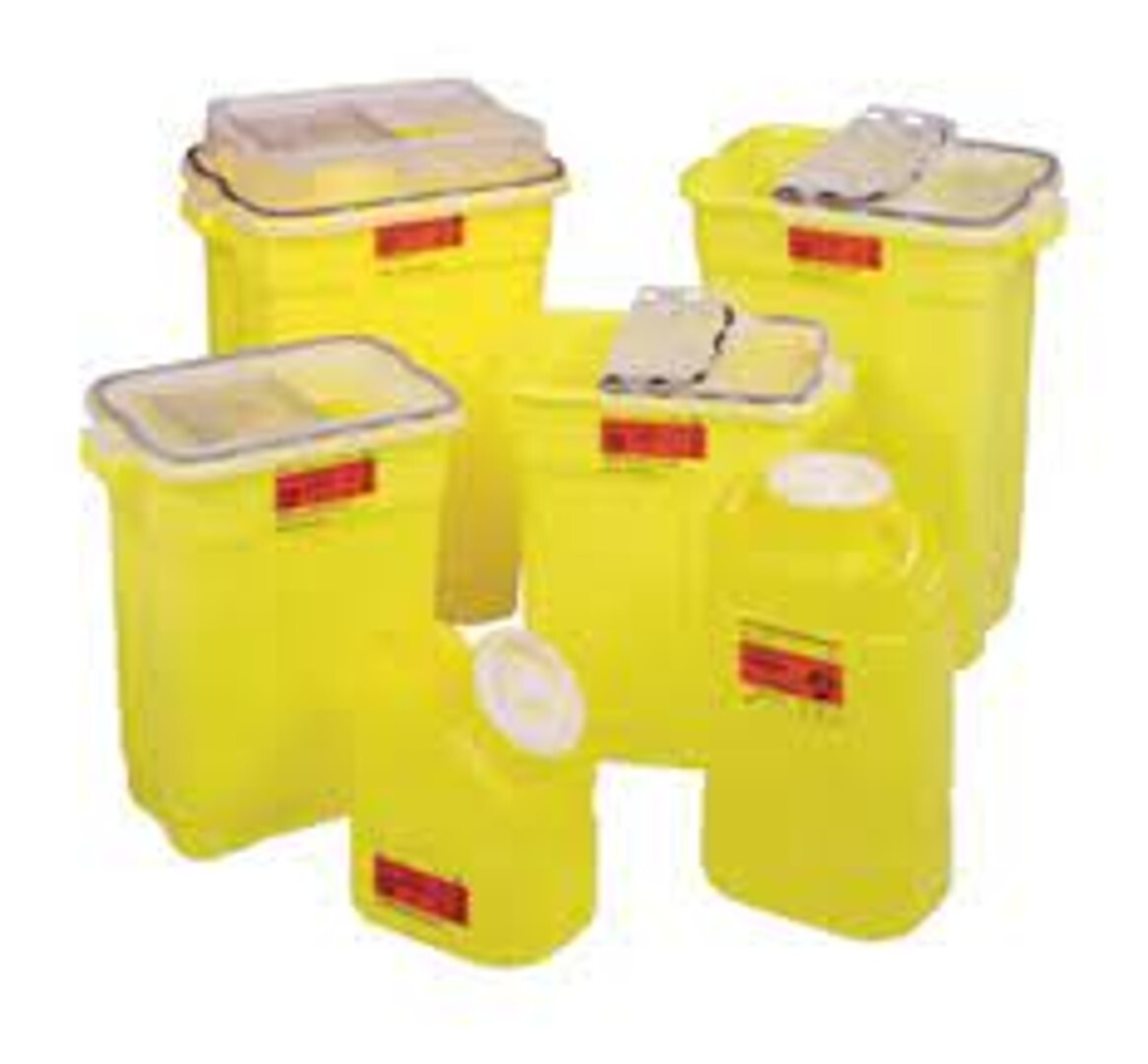 Plastic Metric Chemotherepy Sharp Collector