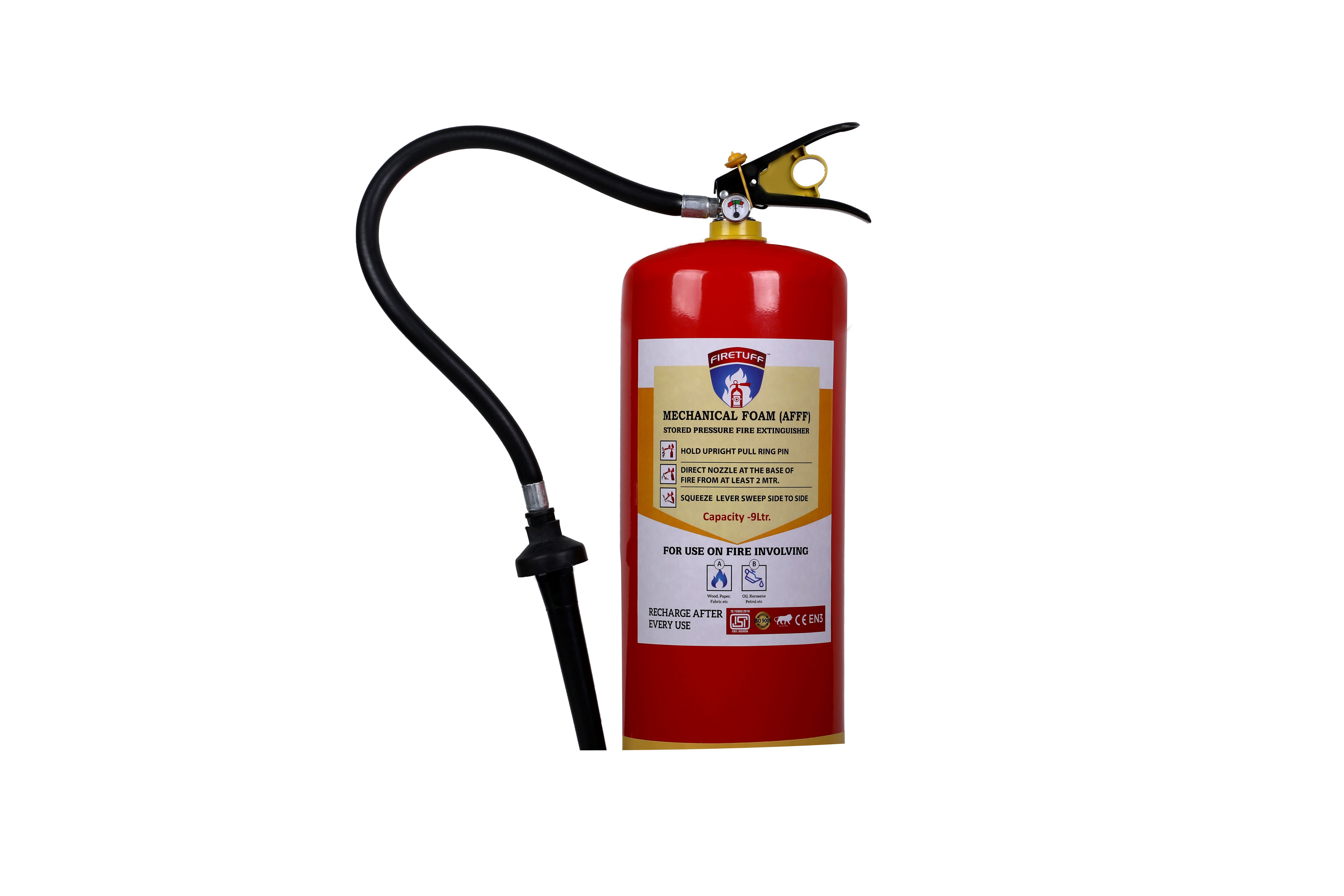 Safex Foam Based Stored Pressure Type Fire Extinguishers - 09 Ltrs