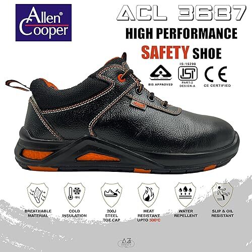 Allen Cooper Acl-3687 Heat Resistant Safety Shoe at 1611.00 INR in