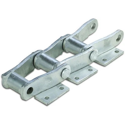 Elevator Chain - Steel, Various Sizes Available , Silver Metal for Industrial Use