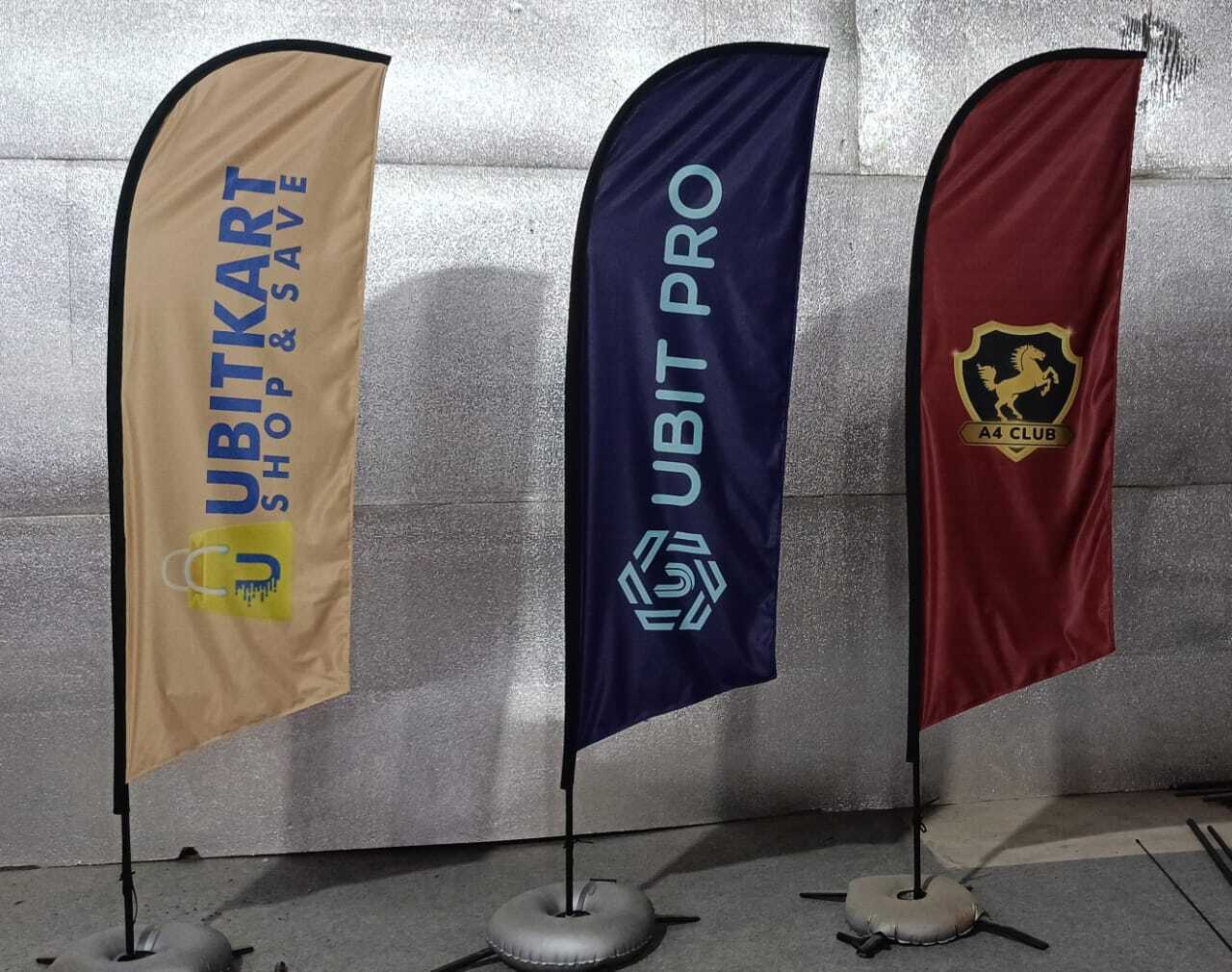 Promo Multicolor Flags - Flagpole Material: Fiberglass