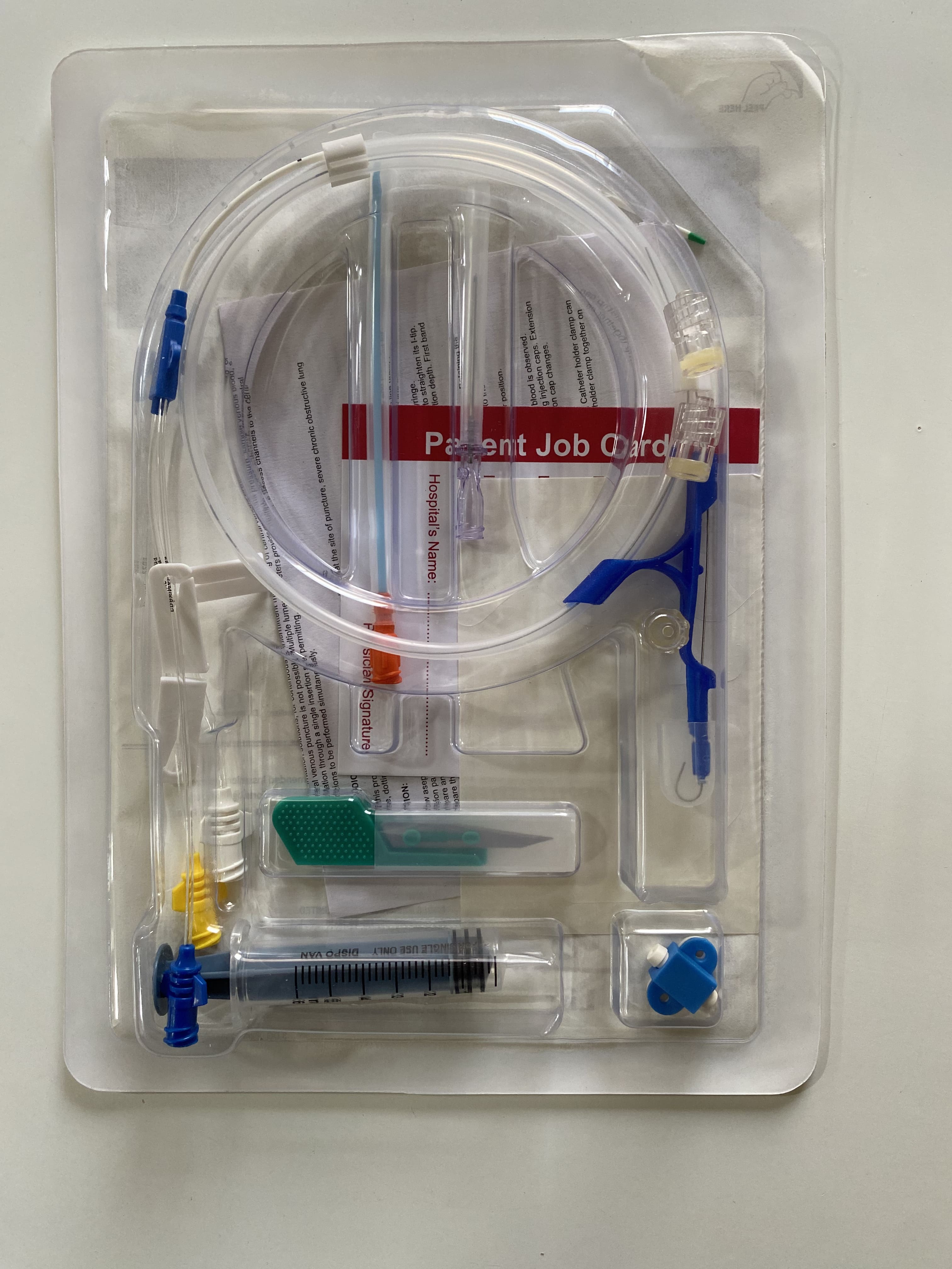 Edges C-line Cvc Kit - Body-warming Polyurethane, Triple Lumen Configuration | Kink-resistant Materials, J-tip Guidewire, Ergonomic Delivers Optimal Comfort