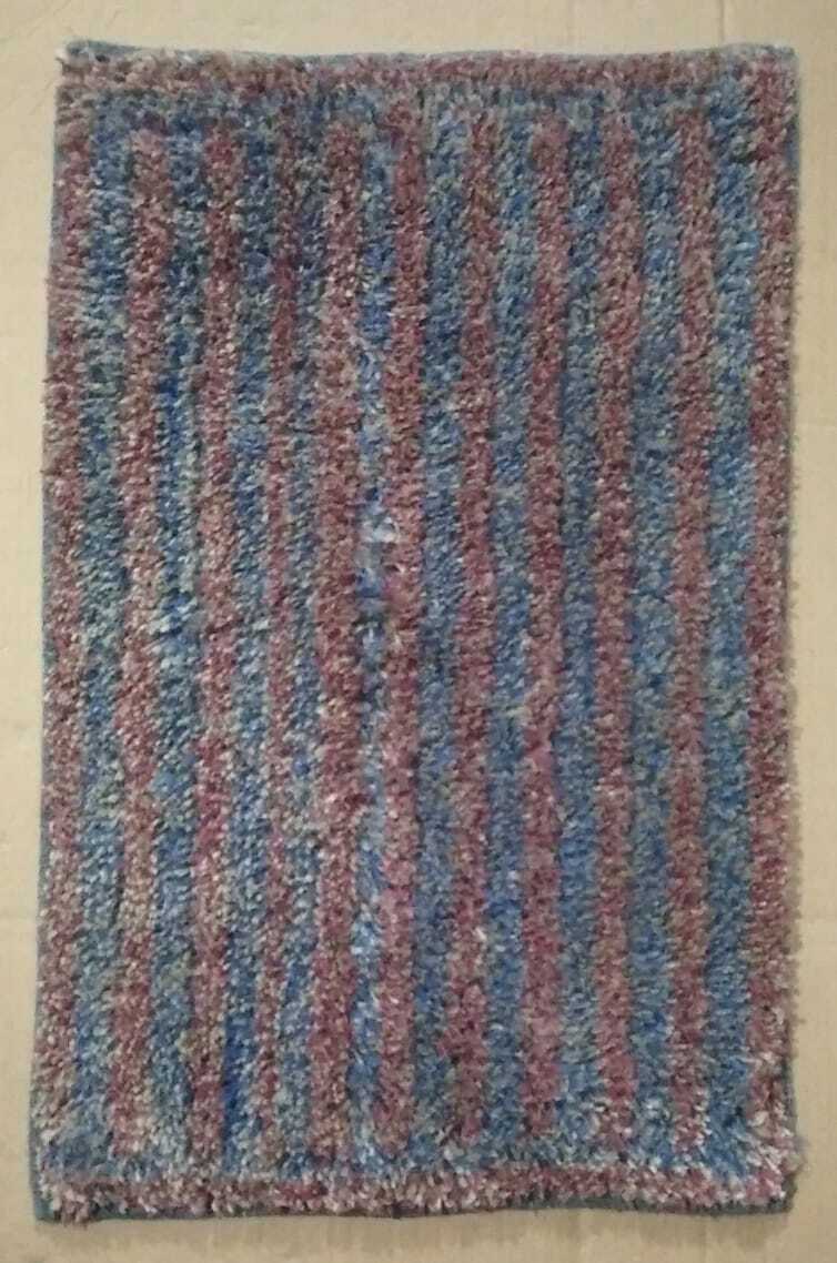 Jute Cotton Mix Striped Door Mats - 16x24 Inches, Customizable Colors & Designs, Anti-slip Washable, Hand-tufted Quality