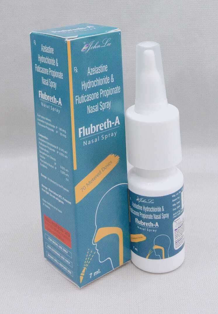 Fluticasone Propionate Nasal Spray - 50 Mcg Per Spray, 100 Metered Doses | Includes Azelastine 140 Mcg For Enhanced Relief