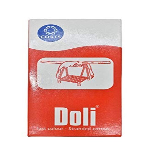 Dolli Embroidery Thread - 100% Cotton, Eco-friendly & Moisture-absorbent | Lightweight For Crochet, Cross Stitch, Embroidering, Knitting, Weaving