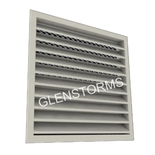 Extruded Aluminum Wide Line Louver - 12x12 to 96x96 Inch, 220/240 Volt, 20 Ampere | Portable Installation for Home, Industrial, and Restaurant Use
