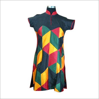 Multi Colour Patch Kurti 