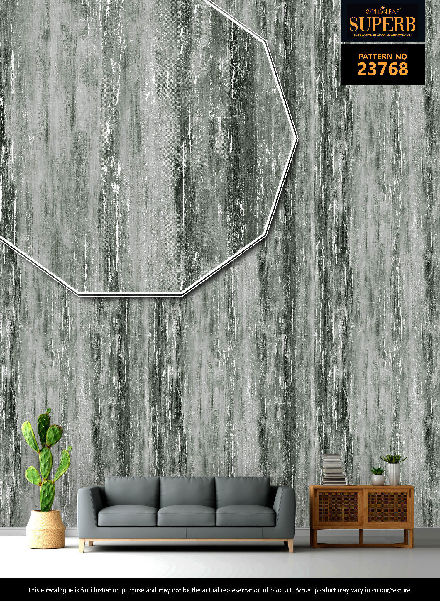 Metallic Wallpaper 3 - Material: Pvc