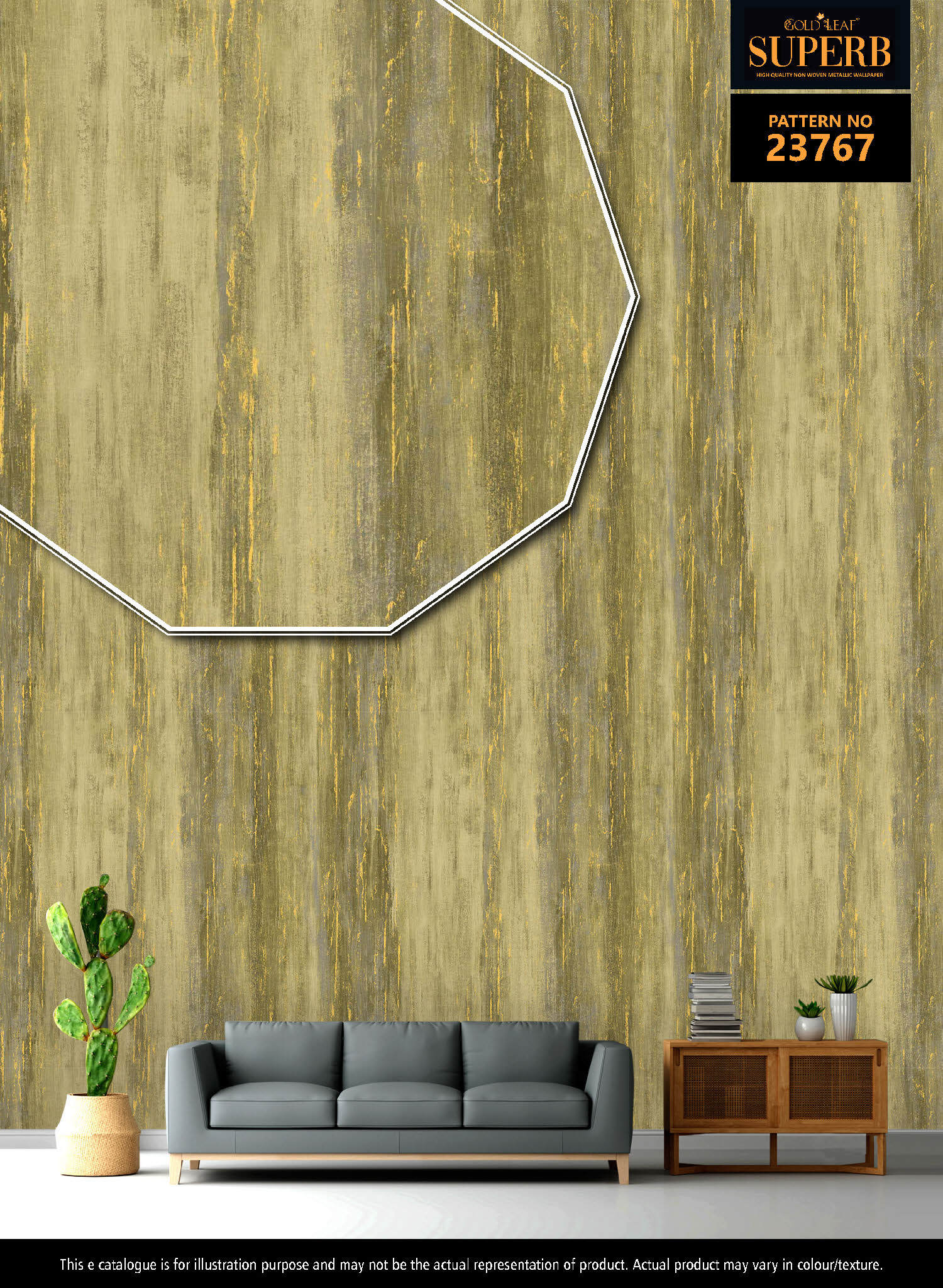 Metallic Wallpaper 3 - Material: Pvc