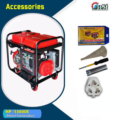 Petrol Run 10kva Generator Model Hp-13000e Recoil Self Start And Remote Start